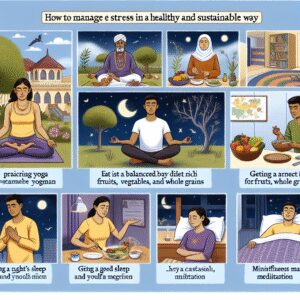 Cómo manejar el estrés de manera saludable y sostenible